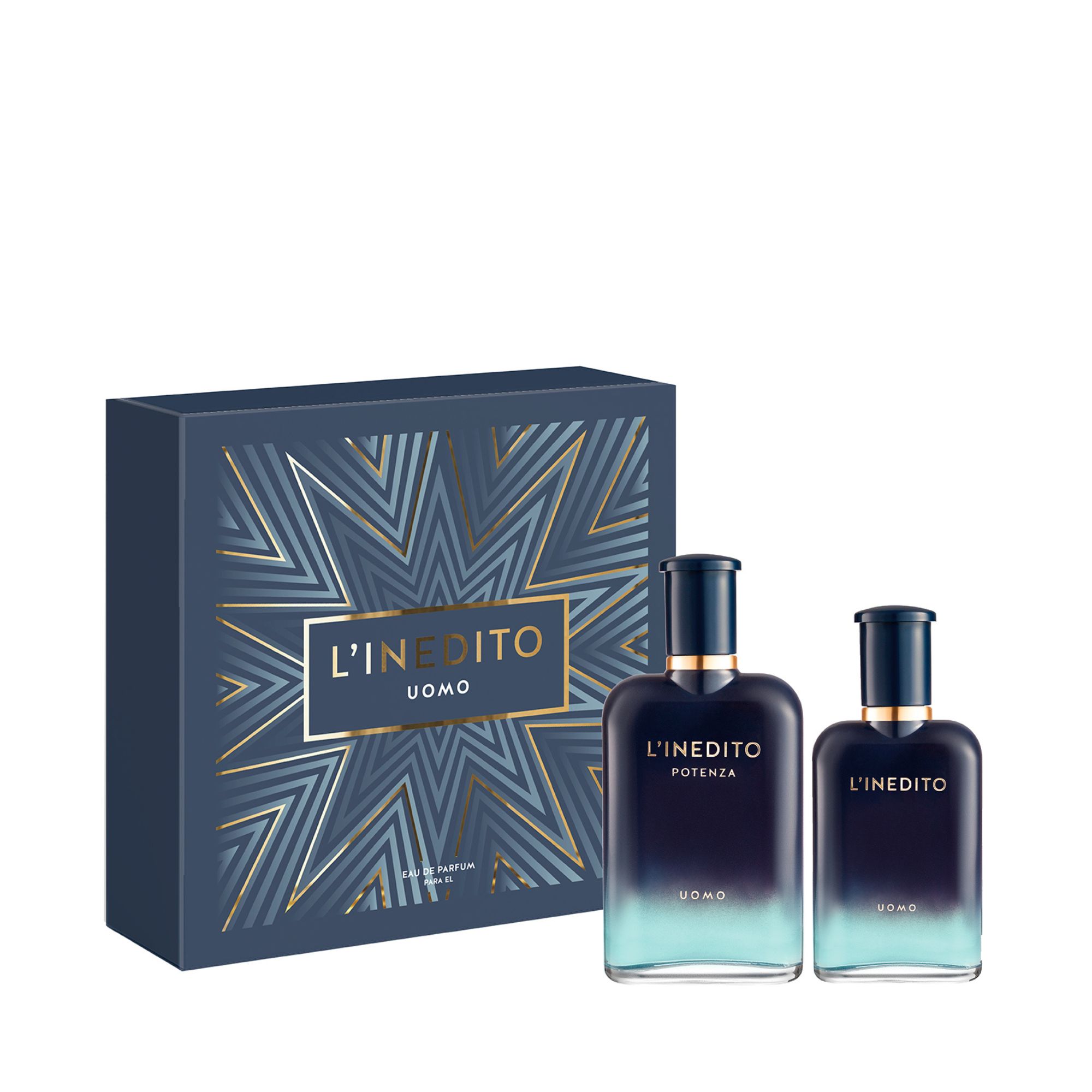 Imagen del kit Cofre Potenza Uomo EDP L'inedito 100 ML